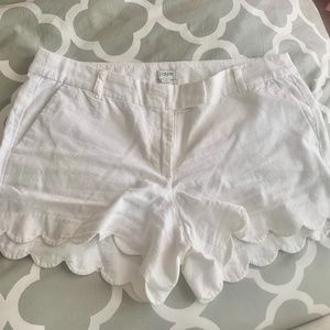 J. Crew Scalloped Shorts